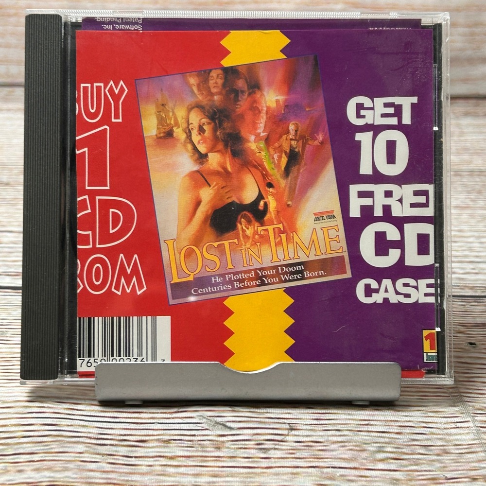 Lost in Time PC CD-ROM Vintage 93 Sierra Coktel Vision Adventure Game DOS Win 95